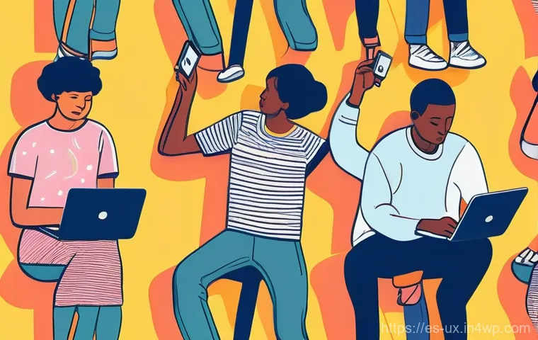 사용자 피드백을 통한 공감 기반 UX 개선 - A professional (age 30s-40s, business casual attire) stands in a brightly lit, modern digital worksp...